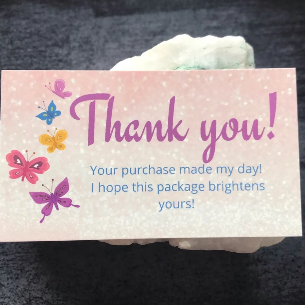 30 thank you for your purchase cards size 3.5x2